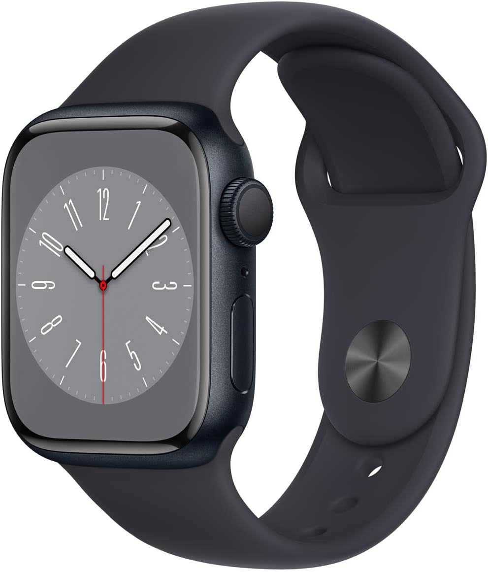 Apple Watch Series 8 41mm GPS | Black | Product view 1 | Configuration=Standard