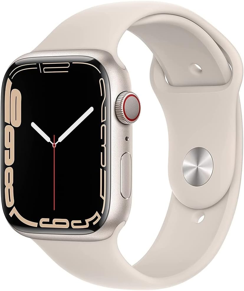 Apple Watch Series 7 45mm GPS + Cellular | Starlight | Product view 1 | Configuration=Standard