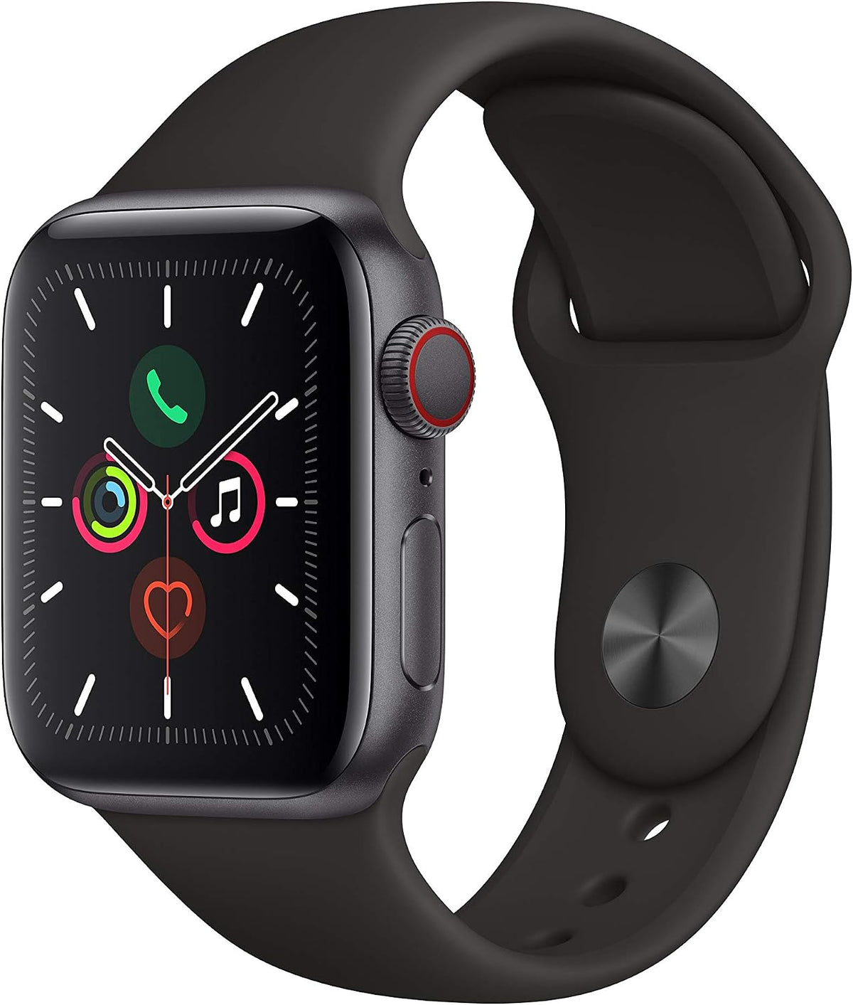 Apple Watch Series 5 44mm GPS + Cellular | Black | Product view 1 | Configuration=Standard