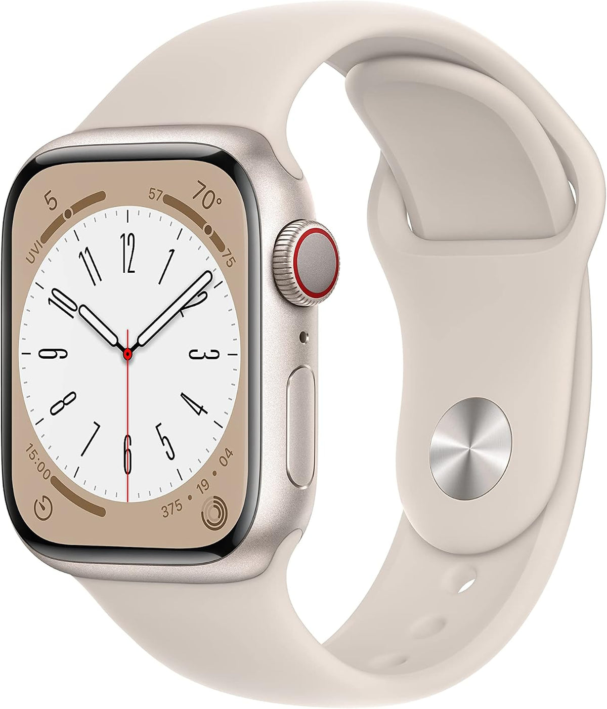 Apple Watch Series 8 41mm GPS + Cellular | Starlight | Product view 1 | Configuration=Standard