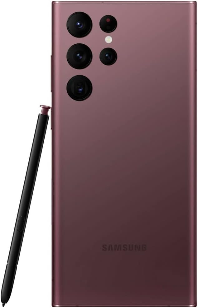 Samsung Galaxy S22 Ultra (AT&T Locked) | Burgundy | Product view 3