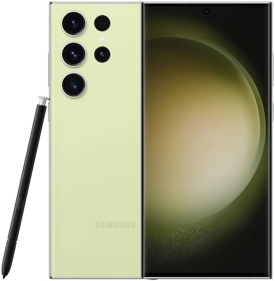 Samsung Galaxy S23 Ultra Unlocked | Lime Green | Product view 1
