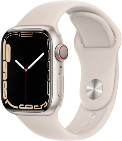 Apple Watch Series 7 41mm GPS + Cellular | Starlight | Product view 1 | Configuration=Standard
