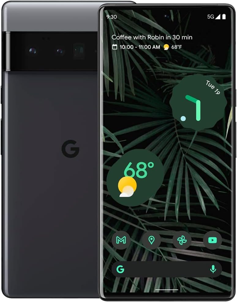 Google Pixel 6 Pro Unlocked | Stormy Black | Product view 1