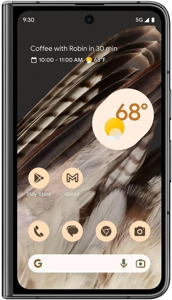 Google Pixel Fold Unlocked | Black | Product view 3