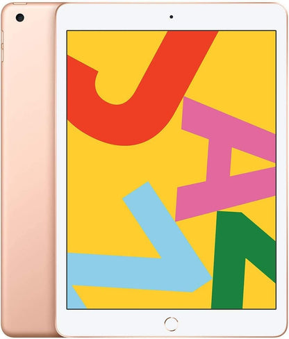 iPad (7th Generation) Wi-Fi + Cellular | Gold | Product view 1