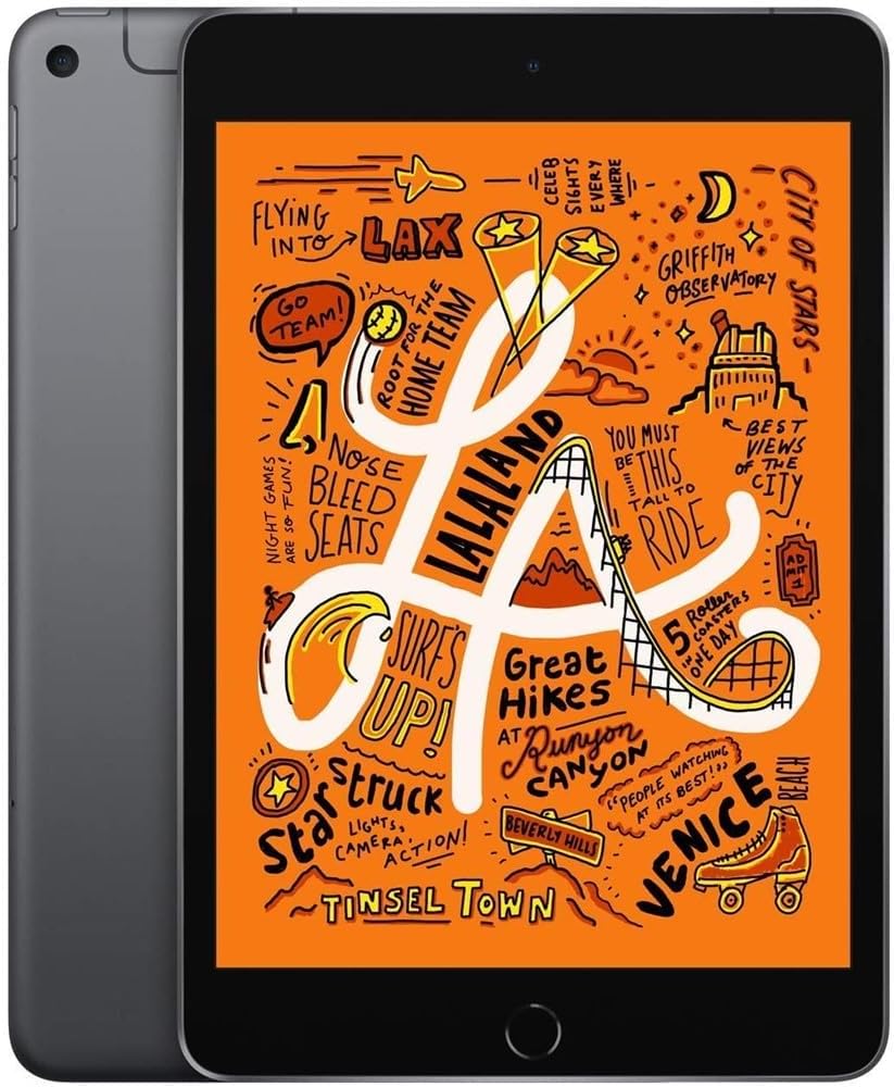 iPad mini (5th Generation) Wi-Fi + Cellular | Space Gray | Product view 1