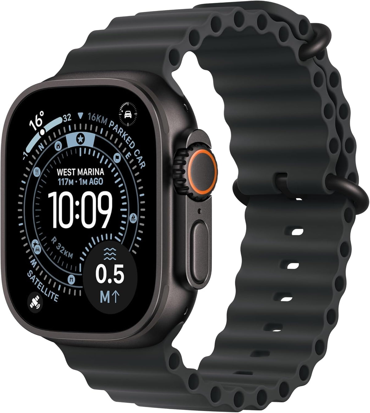 Apple Watch Ultra 3 49mm GPS + Cellular | Black | Product view 1 | Configuration=Standard