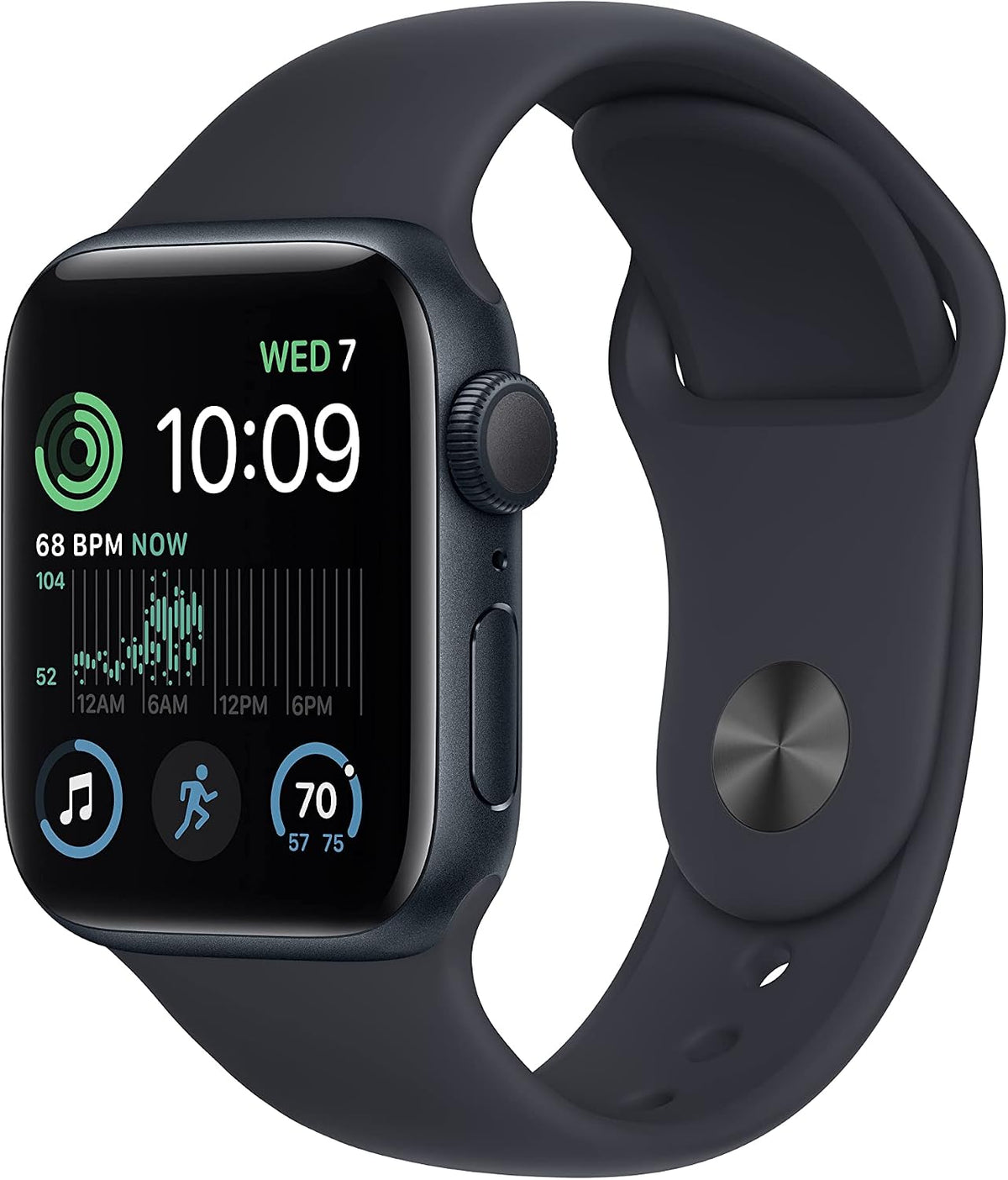 Apple Watch SE 2 40mm GPS | Black | Product view 1 | Configuration=Standard