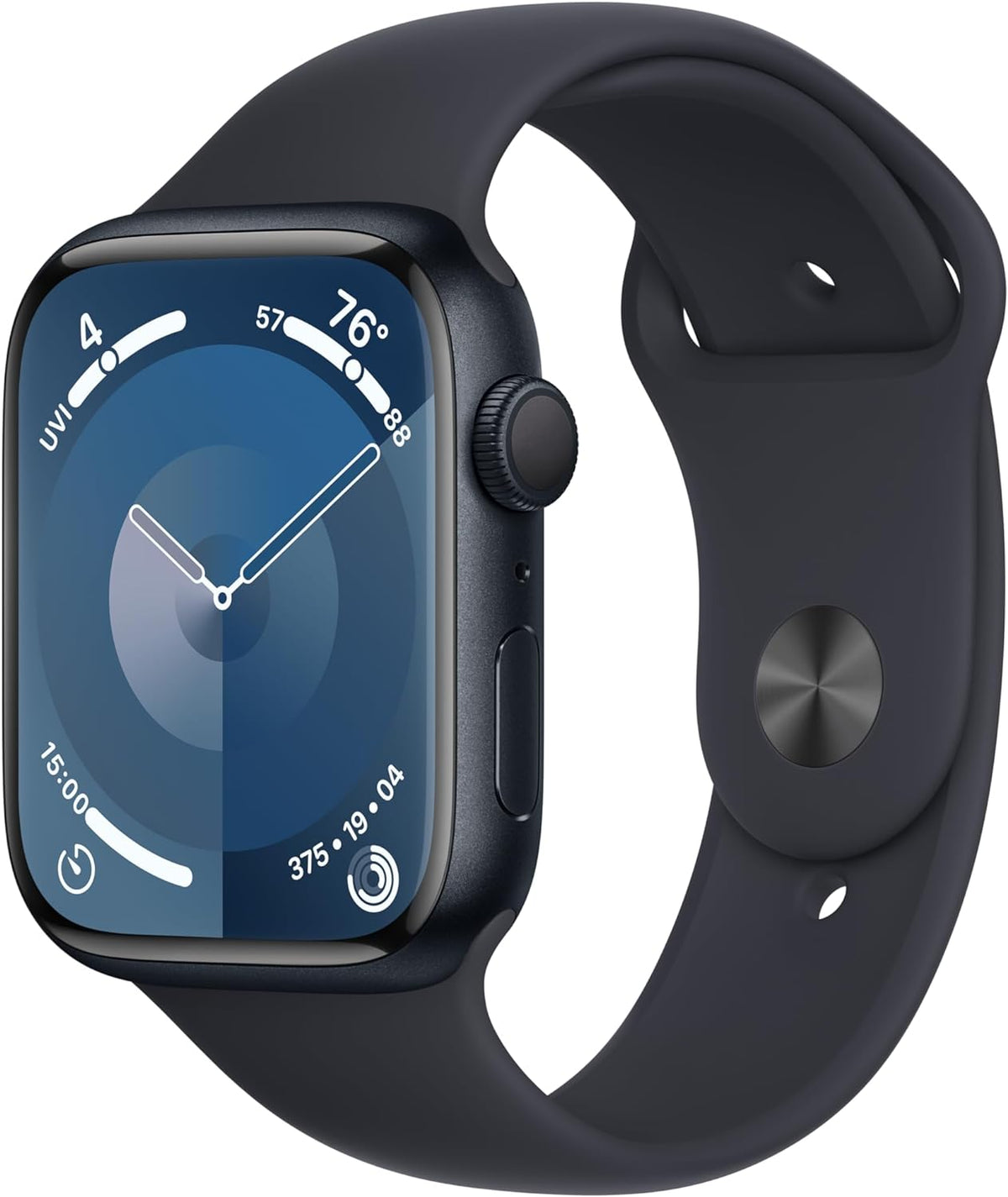 Apple Watch Series 9 45mm GPS | Black | Product view 1 | Configuration=Standard