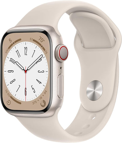 Apple Watch Series 8 41mm GPS + Cellular | Starlight | Product view 1 | Configuration=Standard