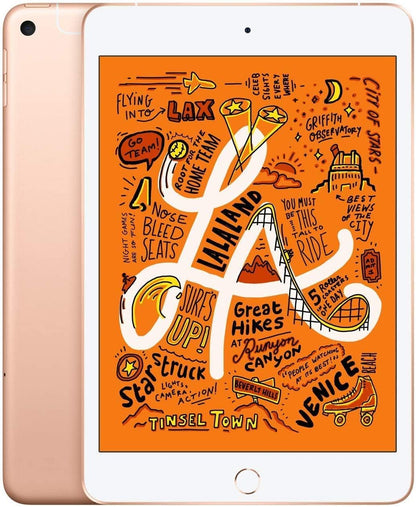 iPad mini (5th Generation) Wi-Fi + Cellular | Gold | Product view 1