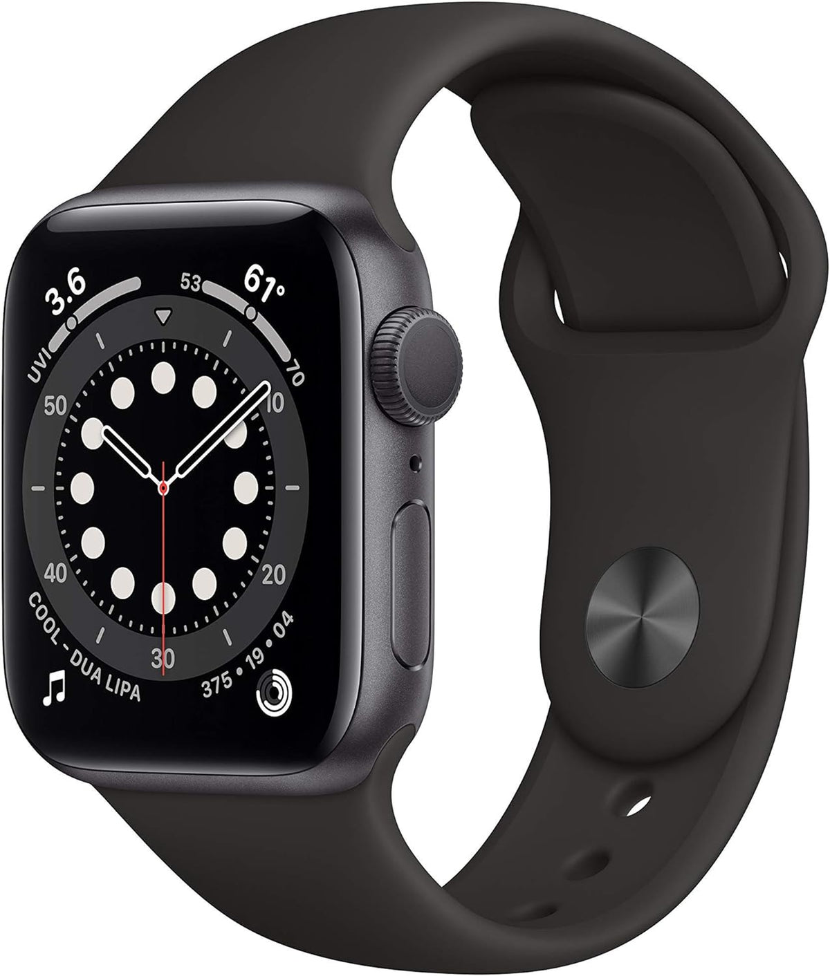 Apple Watch Series 6 40mm GPS | Black | Product view 1 | Configuration=Standard