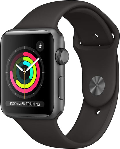 Apple Watch Series 3 42mm GPS | Black | Product view 1 | Configuration=Standard